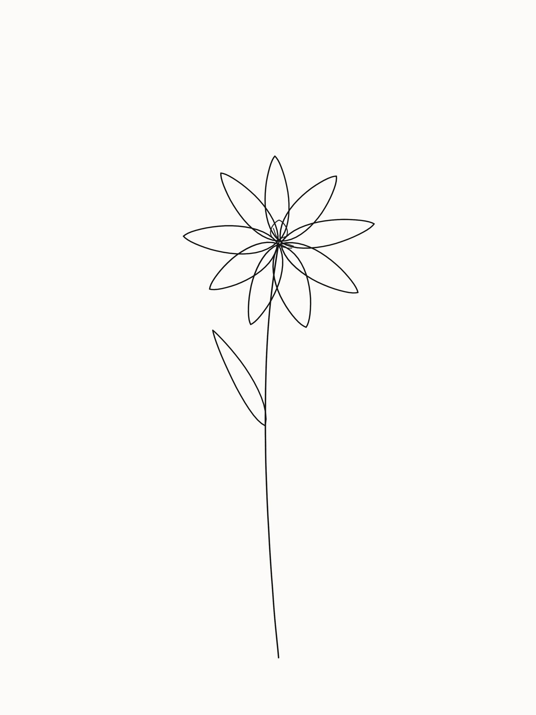 Flower generated by flower